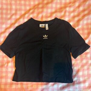 Adidas crop top in black